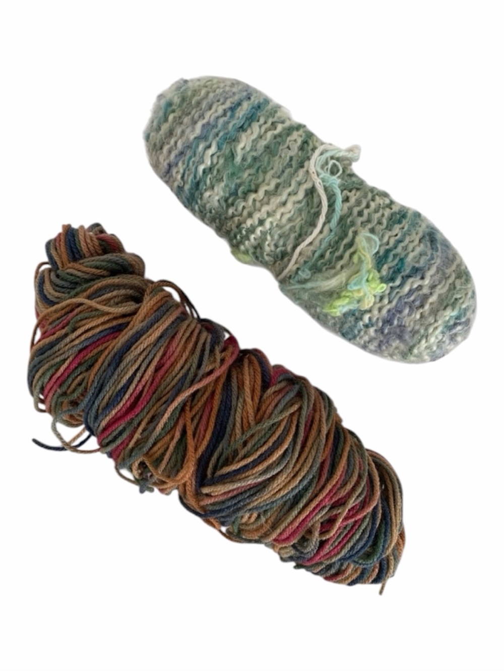 Multicolor Yarn Bundle Lot of 2 Skeins Craft Crochet Knit DIY Supplies